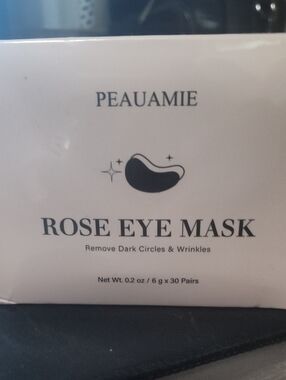 Rose Eye Mask - Pink Eye Patches for Dark Circles